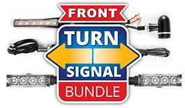 TST LED Front Pod Turn Signal Bundle for Select Yamaha Motorcycles
