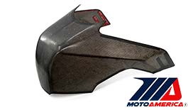TST WORX Tank Cover Extender for Suzuki GSX-8S 2023+ / GSX-8R 2024+ - MotoAmerica Spec