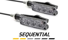 TST Quadrix Universal Sequential LED Pod Turn Signals