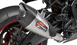 Yoshimura Street AT2 Slip-On Exhaust for Suzuki GSX-R1000 2017+