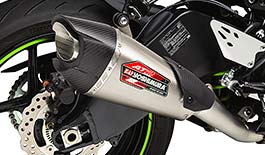 Yoshimura AT-2 Street Series 3/4 Stainless Slip-On Exhaust for Kawasaki ZX-6R 2019+ 