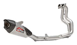 Yoshimura Race Series AT2 Stainless Full System Exhaust for Suzuki GSX-8S 2023+ / GSX-8R 2024+