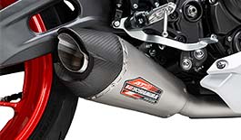 Yoshimura Race Series AT2 Stainless Full System Exhaust for Yamaha YZF-R7 2022+ / MT-07 2018-2024