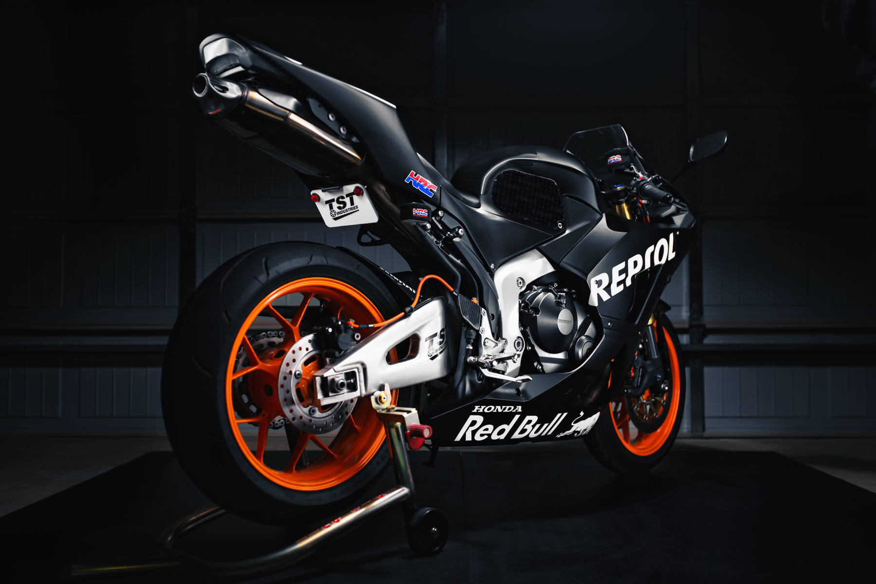 TST employee Robert Callahan showing off his 2013 CBR600RR.